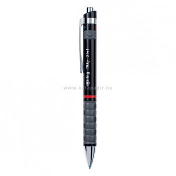   Multifunkciós írószer, nyomógombos, rOtring "MultiPEN 3:1", (kék, piros, 0,7mm), fekete