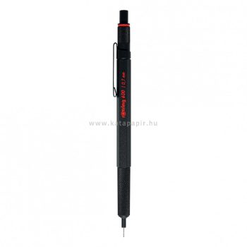Nyomósirón, 0,7 mm, rOtring "600", fekete