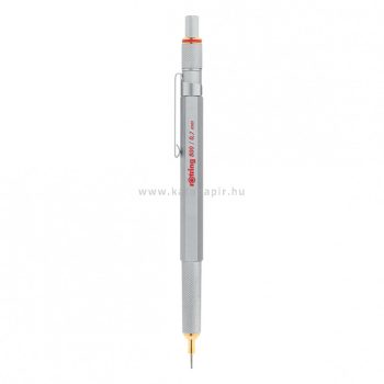 Nyomósirón, 0,7 mm, rOtring "800", ezüst