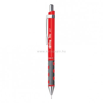 Nyomósirón, 0,7 mm, rOtring "Tikky", piros