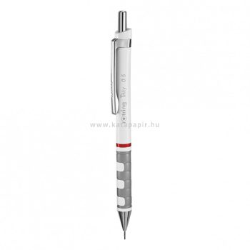 Nyomósirón, 0,5 mm, rOtring "Tikky", fehér
