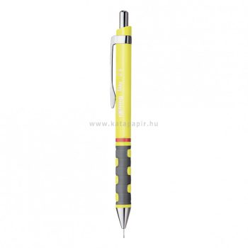 Nyomósirón, 0,5 mm, rOtring "Tikky", neonsárga