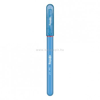   Zseléstoll, 0,7 mm, kupakos, rOtring "GEL", világoskék