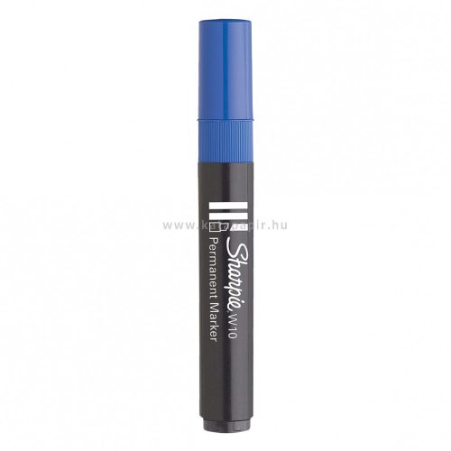 Alkoholos marker, 1,5-5,0 mm, vágott, Sharpie "W10", kék