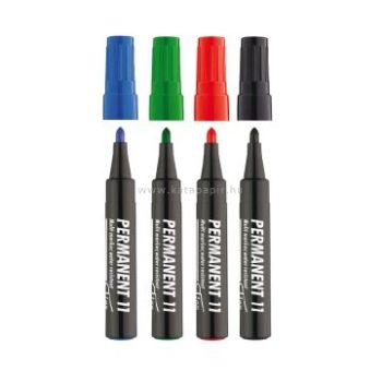 ICO permanent 11 ALKOHOLOS FILC GÖMBÖLYŰ HEGYŰ FEKETE