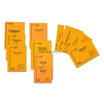   Időszaki pénztárjelentés új A/4, álló, 25*2 B.13-20/UJ