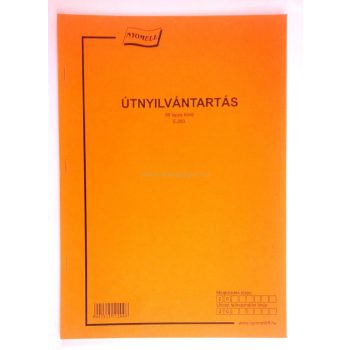 ÚTNYILVÁNTARTÓ, 50 LAPOS, A/4, E.250 
