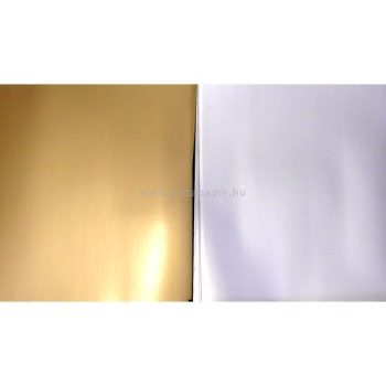 DEKOR KARTON B/2 280 G EGYOLDALI ARANY