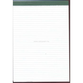 JEGYZETTÖMB A/4 FEJBEN SAPKÁZOTT VONALAS