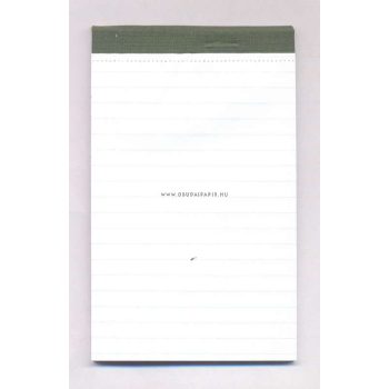 JEGYZETTÖMB A/6 FEJBEN SAPKÁZOTT VONALAS 