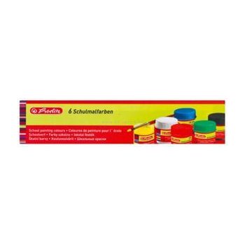 VÍZFESTÉK HERLITZ, 6X20 ML TÉGELYES