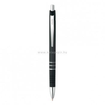   Golyóstoll, 0,7 mm, nyomógombos, PAX "eAsy 07", fekete