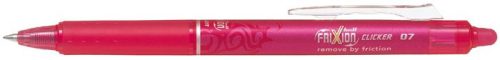Rollertoll, 0,35 mm, törölhető, PILOT "Frixion Clicker", rózsaszín