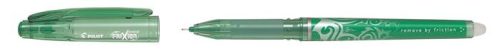 Rollertoll, 0,25 mm, tűhegyű, törölhető, PILOT "Frixion Point", zöld
