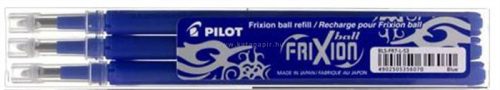 Rollertoll betét, 0,35 mm, törölhető, PILOT "Frixion Ball/Clicker", kék, 3 db