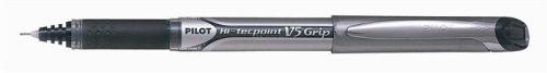 Rollertoll, 0,3 mm, tűhegyű, PILOT "Hi-Tecpoint V5 Grip", fekete