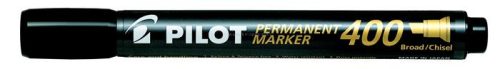 Alkoholos marker, 1,5-4 mm, vágott, PILOT "Permanent Marker 400", fekete