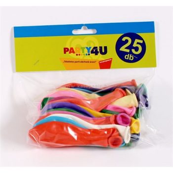 Léggömb, 26 cm, vegyes szín 25 /csom