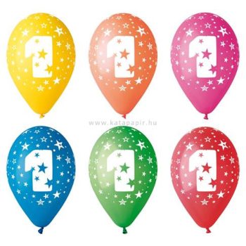 Léggömb, 26 cm, számos, 1 5 /csom