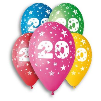 Léggömb, 26 cm, számos, 20 5 /csom