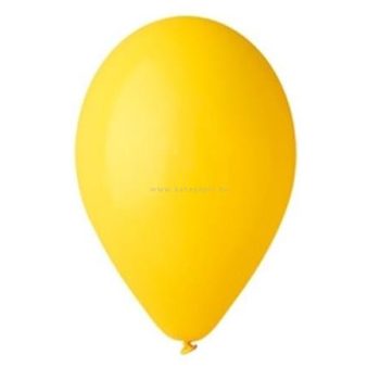 Léggömb, 26 cm, citromsárga 10 /csom