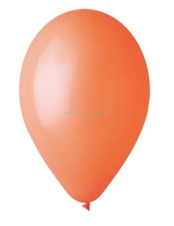 Léggömb, 26 cm, narancssárga 10 /csom