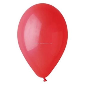 Léggömb, 26 cm, piros 10 /csom