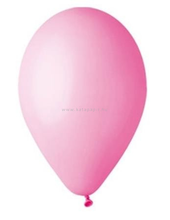 Léggömb, 26 cm, rózsaszín 10 /csom