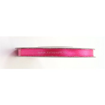 Szatén szalag, 6 mm, pink 25 méter/db