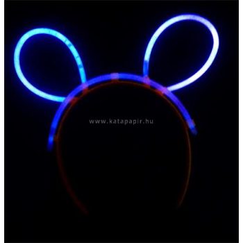 Fejpánt, sötétben világító, műanyag, neon színek