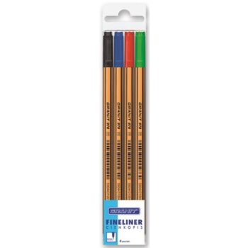   Tűfilc készlet, 0,4 mm, GRANIT "C970", 4 különböző szín