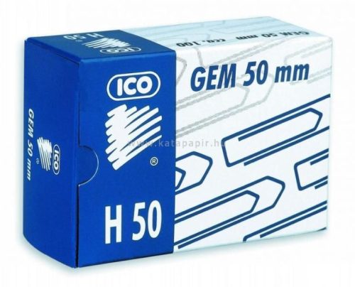 ICO gémkapocs 50mm SALTA H50 fém horganyzott (100 db/doboz)