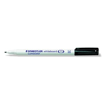   Táblamarker, 1 mm, M, kúpos, STAEDTLER "Lumocolor 301", fekete