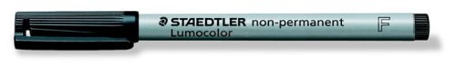 Alkoholmentes marker, OHP, 0,6 mm, STAEDTLER "Lumocolor 316 F", fekete