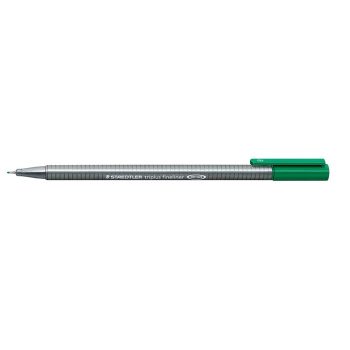 Tűfilc, 0,3 mm, STAEDTLER "Triplus", zöld