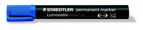 Alkoholos marker, 2-5 mm, vágott, STAEDTLER "Lumocolor 350", kék