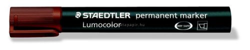 Alkoholos marker, 2-5 mm, vágott, STAEDTLER "Lumocolor 350", barna
