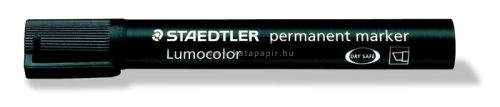 Alkoholos marker, 2-5 mm, vágott, STAEDTLER "Lumocolor 350", fekete