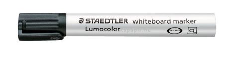 Táblamarker, 2 mm, kúpos, STAEDTLER "Lumocolor 351", fekete