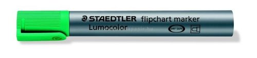 Flipchart marker, 2 mm, kúpos, STAEDTLER "Lumocolor 356", zöld