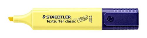 Szövegkiemelő, 1-5 mm, STAEDTLER "Textsurfer Classic Pastel", sárga