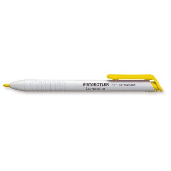   Jelölőkréta adagoló, mindenre író, lemosható (omnichrom), STAEDTLER "Lumocolor", sárga