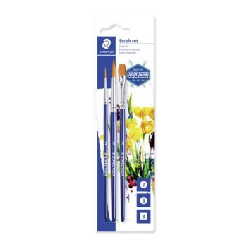 Ecsetkészlet, STAEDTLER, 3 db/bliszter