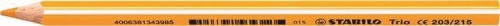 STABILO "Trio" színes ceruza, 203/215, világos narancssárga