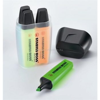   Szövegkiemelő készlet, 2-5 mm, STABILO "Boss Big Box", 4 különböző szín