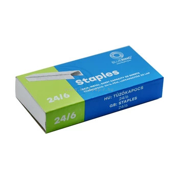 Tűzőkapocs 24/6 hegyezett Bluering®
