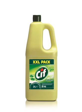 Súrolószer, 2 l, CIF "Cream", citrom illat 2 liter/db