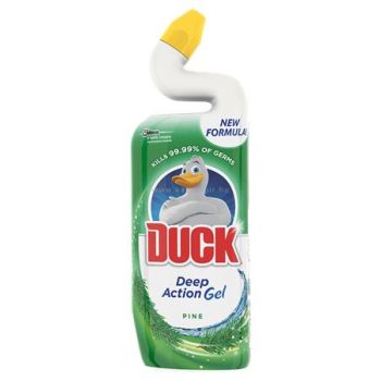   WC-tisztítógél, 750 ml, DUCK "Deep Action Gel", fenyő illat 0.75 liter/db