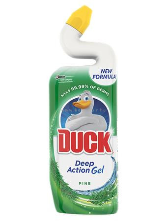 WC-tisztítógél, 750 ml, DUCK "Deep Action Gel", fenyő illat 0.75 liter/db