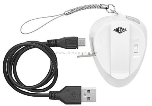 Táskalámpa, újratölthető, LED, USB, WEDO